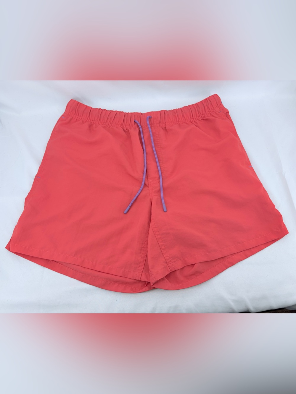 Duluth Trading Co Women's Grab 6" Pull-On Light-weight Athletic Shorts Coral, S